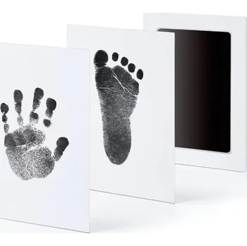 klip na dudlíky Podložka na otisk dětské dlaně a chodidla