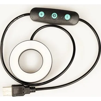 Selfie tyč LED světlo na objektiv fotoaparátu 6