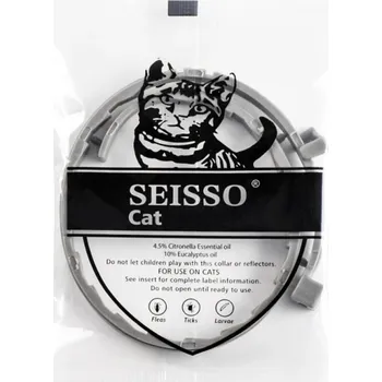 Obojek pro kočky proti parazitům Antiparazitní ochrana Nastavitelný obojek pro kočky Obojek proti klíšťatům a blechám 38 cm