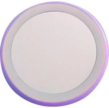 Zrcadlo Kosmetické zrcátko s osvětlením T1860 světle fialová