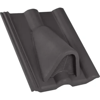 Střešní krytina Taška odvětrávací BMI BRAMAC Classic Novo – břidlicově černá