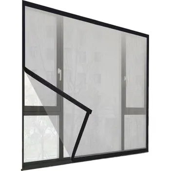 Síť proti hmyzu Síť do okna proti hmyzu na suchý zip 80 x 100 cm Okenní síť proti hmyzu Okenní síť proti komárům