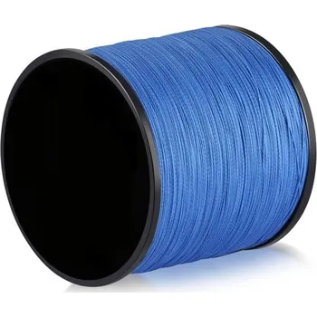 Splétaná rybářská šňůra pro mořský rybolov 300 m 0,28 mm 17,5 kg Pevná odolná pletená šňůra na mořské i sladkovodní rybaření Rybářská šňůra s vysokou nosností modrá