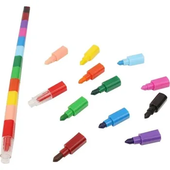 Skládací barevné fixy 12 ks