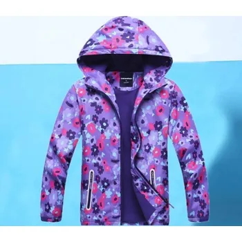 Dívčí bunda Dívčí nepromokavá bunda - Kytičky 4