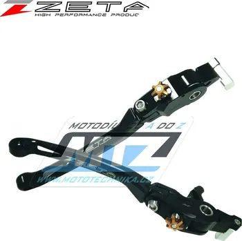 Páčka brzdy výklopná ZETA-PILOT (závodní provedení černá) - ZETA ZS61-1445 - Yamaha FJR1300 / 01-02 + XJR1200+XJR1300 / 94-15 + XJR400R / 93-07 + Kawasaki ZX-12R / 00-07 + ZX-6R / 02-04 + ZZR1200 / 02 KAWASAKI KLZ 1000 Versys 2012-2014