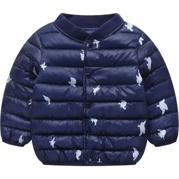 Dětská zimní bunda L1978 tmavě modrá 4