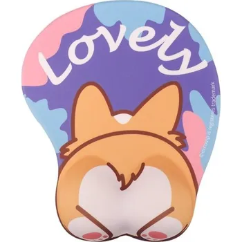 Ergonomická podložka pod myš s corgim 3