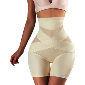 Kalhotky Tvarující kalhotky s vysokým pasem T1191 krémová 3XL