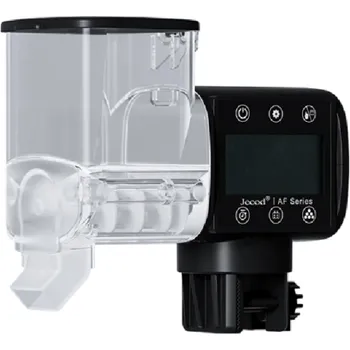 Automatické krmítko pro ryby 250 ml Časovač Nastavitelné dávkování Snadná instalace Akvarijní krmítko Pro akvária a terária