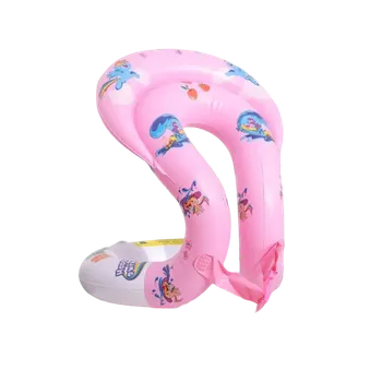 Nafukovací kruh Nafukovací kruh pro děti Plavecký kruh pro děti od 7 - 12 let Růžová nafukovací hračka do vody 47 x 38 cm