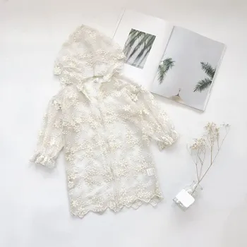 Dívčí krajkový cardigan 3