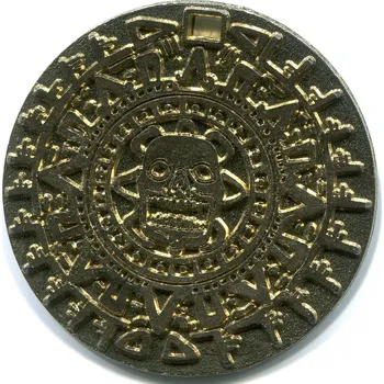 REPLIKA - Aztécký herní medailon.