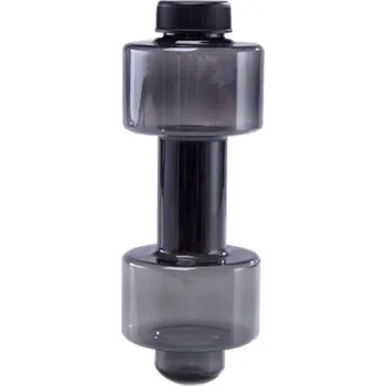 Láhev&nbsp;na vodu ve tvaru činky 550 ml černá