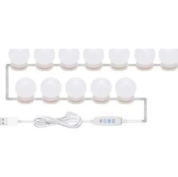 LED světla na zrcadlo 12 ks