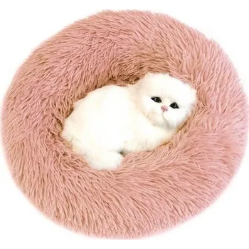 Pelíšek pro psa Měkký pelíšek pro kočky a malé psy lososová 50 cm