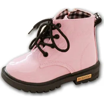 Dívčí obuv Dětské zimní kotníkové boty A1552 světle růžová 34