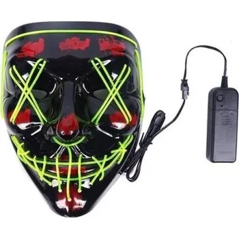 Karnevalová maska Halloweenská svítící maska H1055 8