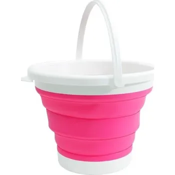 kbelík Skládací kbelík tmavě růžová