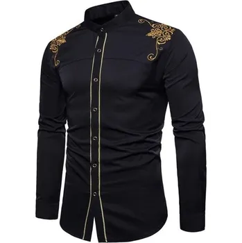 Pánská košile Pánská košile F786 černá S