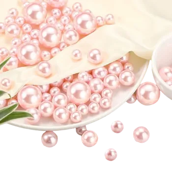 Dekorační kuličky do vázy 38 ks růžová