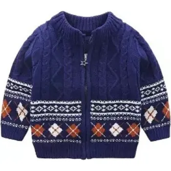 Chlapecký svetr Chlapecký svetr L982 tmavě modrá 8