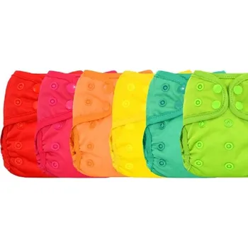 Plenkové kalhoty Novorozenecké plenkové kalhotky 6 ks 2