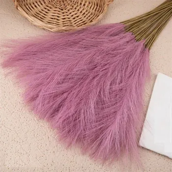 umělá květina Dekorativní hedvábná rostlina 57,5 cm 10 ks fialová