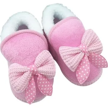 Dívčí bačkory Dívčí zateplené capáčky růžová 12-18 měsíců