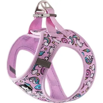 Obojek pro psa Reflexní postroj pro domácí mazlíčky Nastavitelné kšíry pro psy Prodyšná vesta pro psy Bezpečnostní postroj pro malé psy růžová M