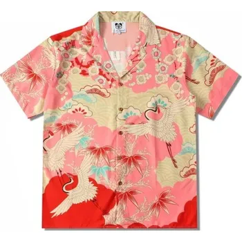 Pánská košile Pánská košile s ptáky F793 M