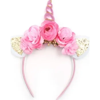 Karnevalová maska Dětská čelenka jednorožec P3994 4