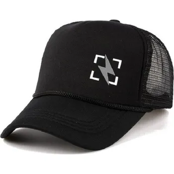Kšiltovka Trucker kšiltovka s bleskem černá