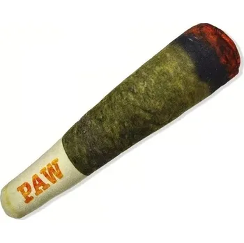 Hračka pro psa Pískací plyšová hračka pro psy 24×5 cm Plyšový doutník pro psy Interaktivní hračka pro psy se zvukem Odolná žvýkací hračka pro domácí mazlíčky zelená