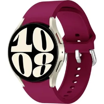 Ostatní příslušenství k chytrým hodinkám Řemínek na hodinky Samsung Galaxy Watch 5 Pro 45&nbsp;mm Gumový řemínek na hodinky vínová
