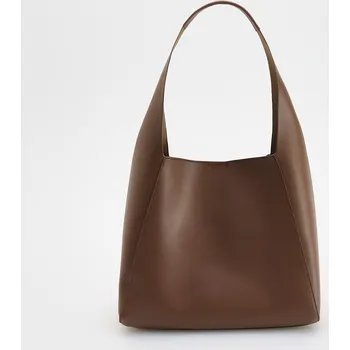 Reserved - Kabelka hobo - hnědá - 444CN-88X - 444CN-88X-ONE