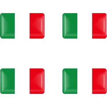 Samolepicí dekorace na vozidlo Samolepky vlajky států 4 ks 16