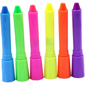 Výtvarná sada Barvy na obličej a tělo&nbsp;6 ks Neonové barvy v tužce Sada barvících tyčinek&nbsp;Halloweenský make-up