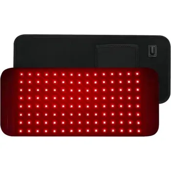 Měřič tělesných funkcí Terapeutická vyhřívací podložka 21x45 cm s červeným infračerveným světlem 660nm 850nm LED Terapie Bolesti Svalů Kloubů Obličej Tělo Přenosná