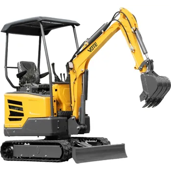 Příslušenství pro gril Pásový bagr 1,8t VTW-18 Pásové hydraulické 1,8 tunové rypadlo s příslušenstvím Pásový minibagr žlutá