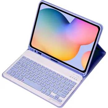 Pouzdro na tablet Pouzdro na tablet s klávesnicí Samsung Galaxy Tab A7 10,4" světle fialová