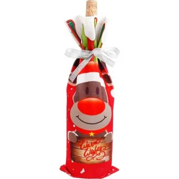 Vánoční dekorace Vánoční dekorace na lahev od vína J3468 1