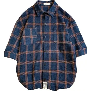 Pánská košile Pánská kostkovaná košile F540 M