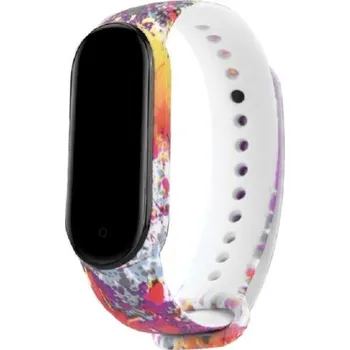 Silikonový řemínek pro Xiaomi Mi Band 3 / 4 s motivem T852 3