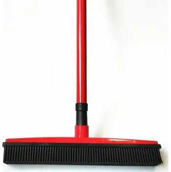 Gumové koště červená