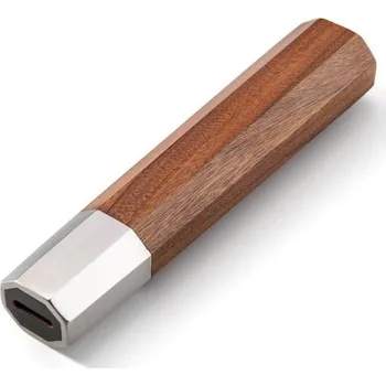 Kuchyňský nůž Dřevěná rukojeť na nůž stříbrná