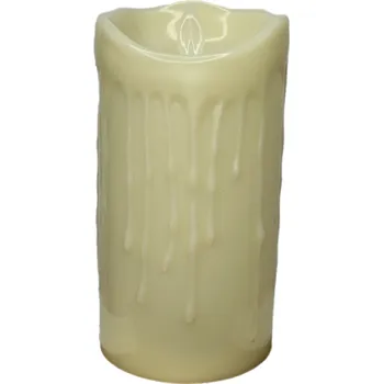 Svíčka LED svíčka s realistickým plamenem 15 cm