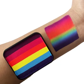 Výtvarná sada UV svítící barvy na tělo a obličej 30 g Profesionální duhová barva na tělo a obličej&nbsp;Halloweenský make-up 6