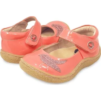 Dívčí sandály Dívčí sandály s ptáčkem oranžová 26