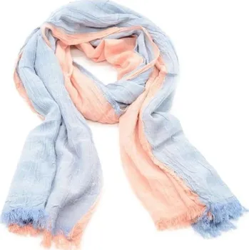 Šála Pánská dvoubarevná šála J2051 oranžová